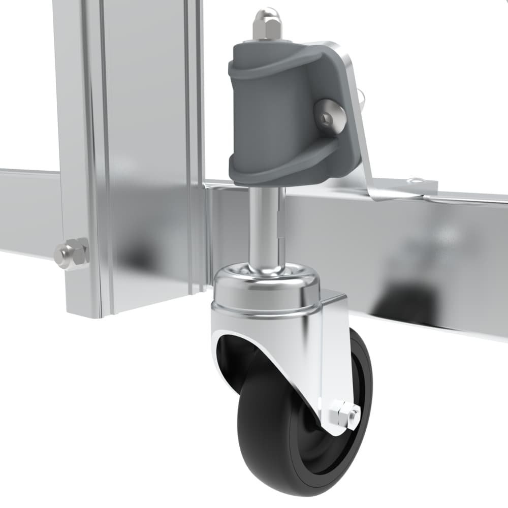 Roues de déplacement escamotables Ø 100 mm