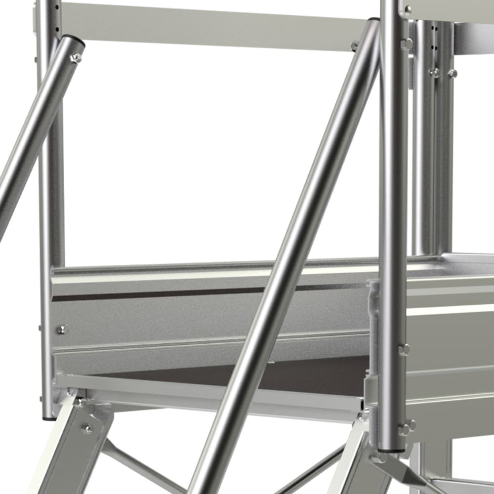 Plate-forme 820 x 580 mm avec plinthes intégrées (ht : 150 mm)