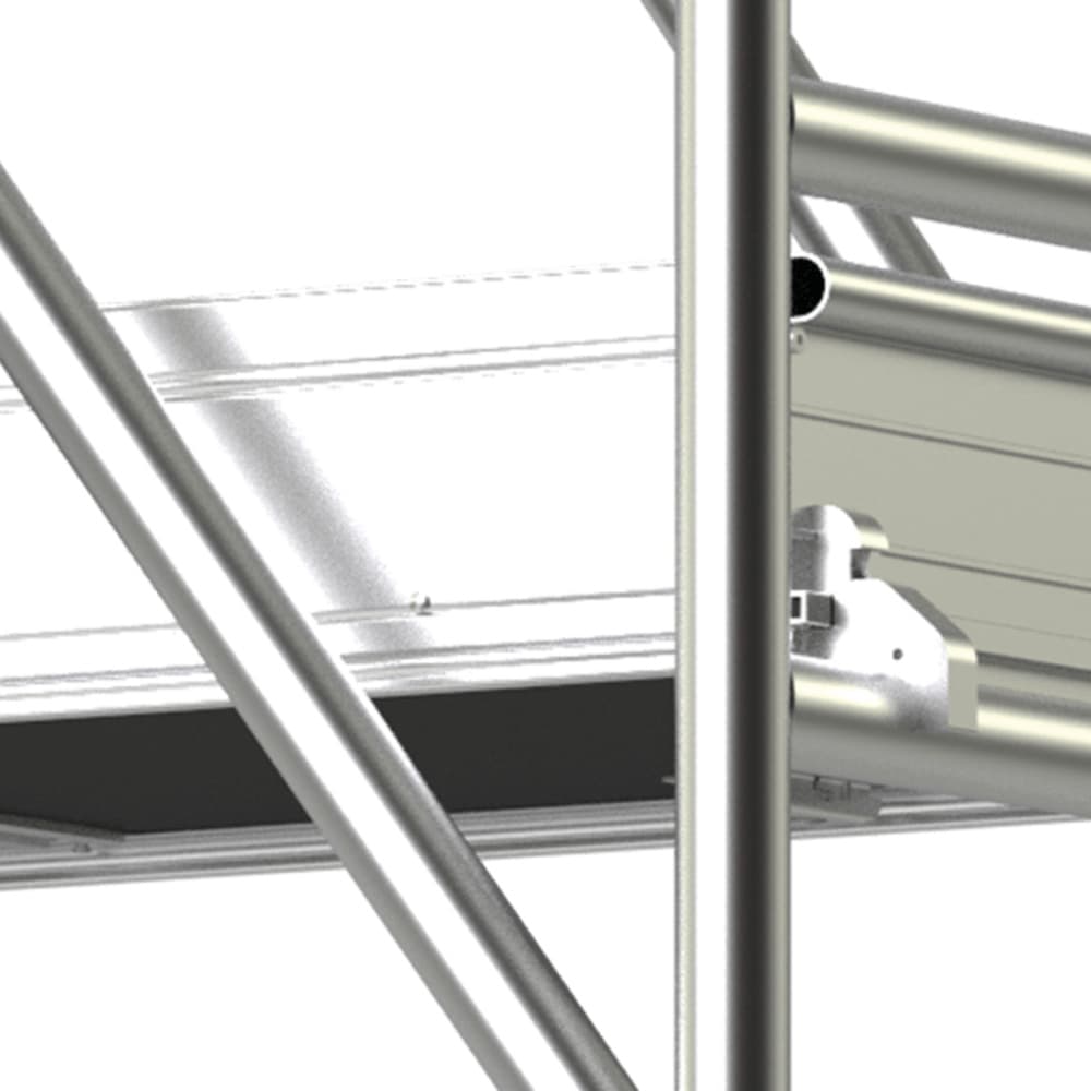 Plancher monobloc avec plinthes intégrées
