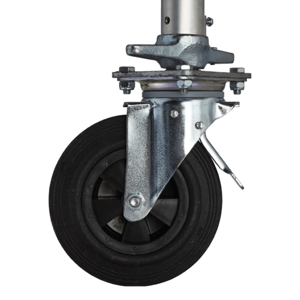 Roues Ø 200 mm à blocage réglables sur 175 mm et tous les 12,5 mm